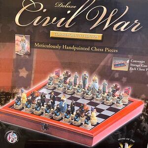 Chess Set, Deluxe Civil War Commemorative Edition